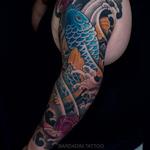 Tattoos - Japanese Sleeve Koi and Lotus - 134218